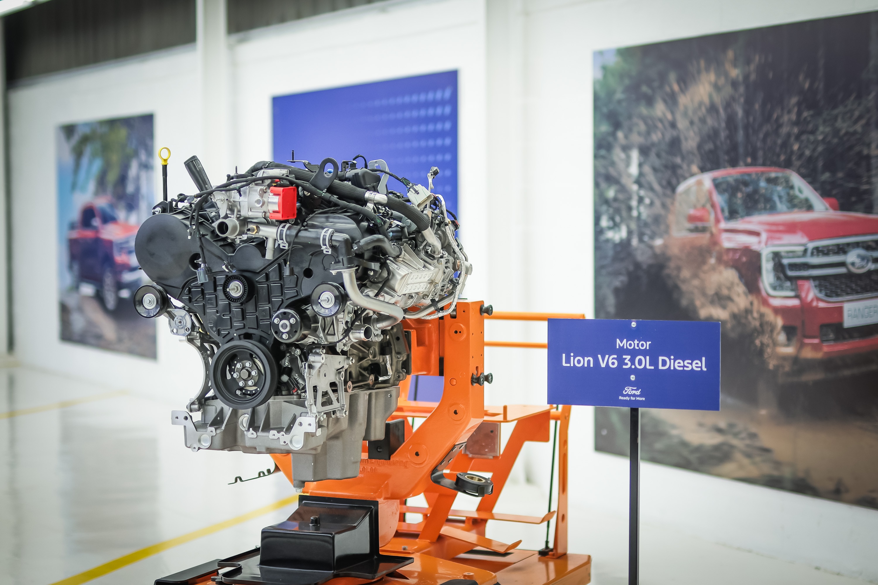 Motor V6 que equipa a Ford Ranger